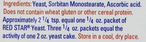 Red Star Quick Rise Yeast, 3/4-Ounce (Pack of 9)...