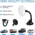 Blind Spot Adjustable Car Mirror, 3.35'' Round Blind Spot Mirror, Rear View Mirror With Adjustable Suction Cup, Long Arm HD Wide Angle Mirror, Uni...