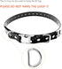Quick Snap Bungee Dog Collar Strap with D Ring for Most of Electronic Training Shock Collar Receivers-Adjustable Durable Waterproof Odorless 3/4 I...