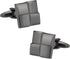 Gunmetal Tone Square Cufflinks with Presentation Box...