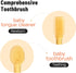 Baby Toothbrush, Silicone Baby Tongue Cleaner Newborn, Infant Toothbrush 0-6 months and 6 to 12 months, Baby First Toothbrush, Oral Cleaner, Baby ...
