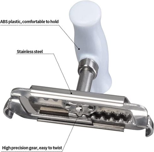 Kichwit Jar Opener for Arthritis, Stainless Steel Jar Lid Opener, for Small and Medium Jar Lids, Bottle Opener Keychain Included...