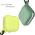 Waterproof Case for Airpods 3,Unibody Design,Soft Silicone Protective Case,Wireless Charging,LED Visible,with Keychain(Green&Night Glow)...