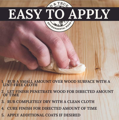 Tried & True Danish Oil, 8 oz. - Polymerized Linseed Oil Wood Finish & Sealer, Ideal for Furniture, Butcher Blocks, Salad Bowls, & More - Food Saf...