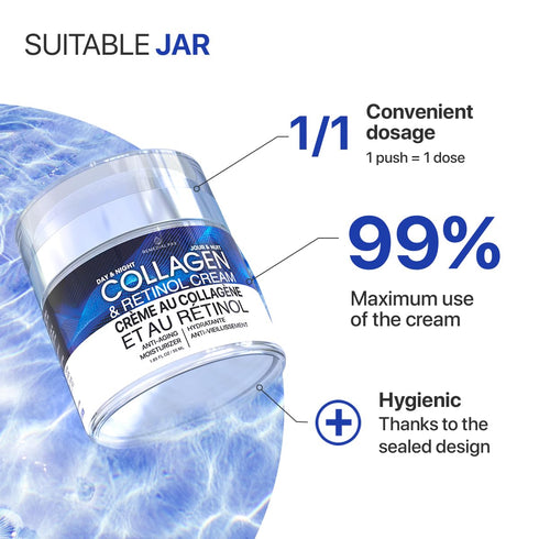 REMEDIAL PAX Collagen Cream for Face with Retinol and Hyaluronic Acid, Day and Night Anti Aging Skincare Facial Moisturizer, Hydrating Face Lotion...