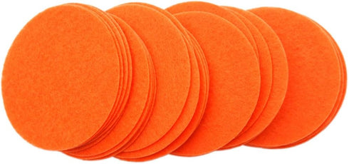 Playfully Ever After 3 Inch Orange 30pc Stiff Felt Circles...