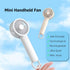 Portable Handheld Fan with Buckle Design, Mini Rechargeable Fan with 3 Speed Adjustable, Small Personal Fan for Home, Office, Travel, and Outdoor ...