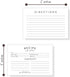 Recipe Instruction Cards | 50 | 4 x 6” inches Postcard Size | Recipe Index Cards for Kitchen Supplies, Recipe Box, Housewarming Gift, Wedding Show...