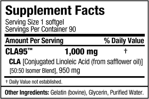Allmax Nutrition - CLA (95% conjugated linoleic Acid) - 90 Softgels...