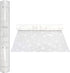 AnapoliZ Christmas Cellophane Wrap Roll | 100’ Ft. Long X 16” in. Wide | 2.3 Mil Thick Crystal Clear with Snowflakes| Gifts, Baskets, Treats, Cell...