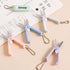 2pcs White Folding Scissors Foldable Funny Telescopic Cutter Pocket Portable Suspend Travel Scissors Crafting, Mini Scissor Scrap booking, Sewing ...