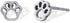 Boma Jewelry Sterling Silver Paw Print Stud Earrings...