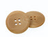 Mibo 10pcs Round Polyester Suiting Buttons with Beveled Edge - 40L (25mm) - 4 Hole - Tan...