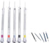 5 pc Precision Screwdriver Set for Eyeglasses Jewelry Watch Repair Tools / 5 Extra Blades...