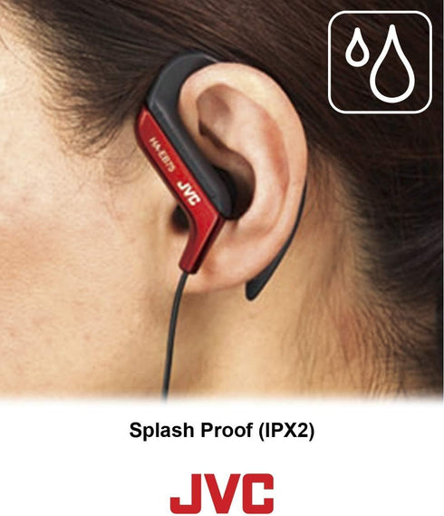 JVC HAEB75P Sports Clip Headphone, Pink...