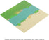 Feleph Classic Baseplate with River and Grassland Pattern Base Plates for Building Blocks 10 x 10 Inches Compatible with Major Brands...