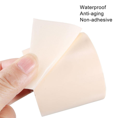 MECCANIXITY Pipe Wrap Tapes Non-Adhesive 60mmx13m Protective Waterproof Tube Protector for Air Conditioner HVAC Pipes, PVC Yellow Pack of 2...