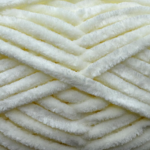 Velvet Chenille Yarn, Super Soft Fluffy Bulky for Knitting Crocheting Crafting Blanket Amigurumi, 100 Gram (3.53 Ounces) 131 Yards (120 Meters) (C...
