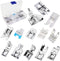 13Pcs Presser Feet Set for Household Sewing Machine Brother Singer Janome Toyota......