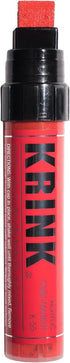 Krink K-55 Red Paint Marker - Vibrant and Opaque Fine Art Acrylic Paint Pens for Smooth Surfaces - Acrylic Paint Markers for Metal Paper and Paint...