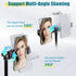 Phone Tripod, 63-inch Selfie Stick Tripod Compatible with iPhone/Camera/GoPro/Webcam, Lightweight Travel Phone Tripod with Phone Holder Mount/Wire...