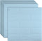 10 PCS Blue 3D Wall Panels, 14.5 sq.feet Coverage, Printable Wallpaper Sticker with Self-Adhesive Waterproof Brick PE Foam Wall Panels Peel and St...