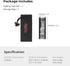 SMALLRIG Folding Tool Set with Screwdrivers and Hex Key Wrenches, Seven Functional Tools Included (Black) - 4681...