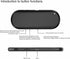 Dpofirs Pillow Speaker Bluetooth Sleep Headphones for Man and Women, Mini Deep Bass Stereo Conduction Pillow Speaker for Home Facial Travel Sunbat...