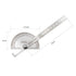 Angle Protractor,Stainless Steel Angle Ruler Finder 0-180 Degrees,10 cm Woodworking Ruler, Angle Measure Tool, Angle Finder Ruler, Craftsman Angle...
