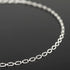 UMAOKANG 32.8 Feet Silver Jewelry Chain for Jewelry Making Silver Plated Brass Chain Roll Women Necklace Bracelet DIY Embossed Oval Cable Chain...