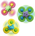 3PCS Suction Cup Spinner Toys for 1 Year Old Baby Boy,Novelty Spinning Tops Bath Toys for Toddlers Kids Age 1-3 Sensory Baby Toys Girl Boy Birthda...