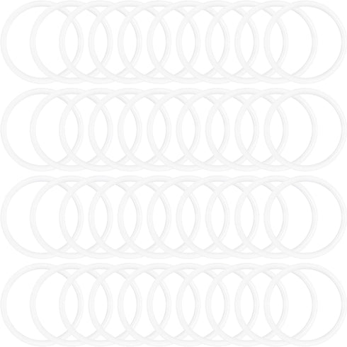 Framendino, 40 Pack Plastic Dreamcatcher Rings Hoops Macrame Rings for DIY Craft 2.87"...