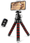 Sensyne Phone Tripod, Flexible Cell Phone Tripod with Phone Holder and Wireless Remote, Mini Travel Tripod Stand, Compatible with All Cell Phones,...