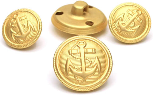 11 Pcs Gold Metal Blazer& Suit Buttons Set -Premium Sewing Buttons for Coat Jacket...