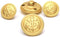 11 Pcs Gold Metal Blazer& Suit Buttons Set -Premium Sewing Buttons for Coat Jacket...