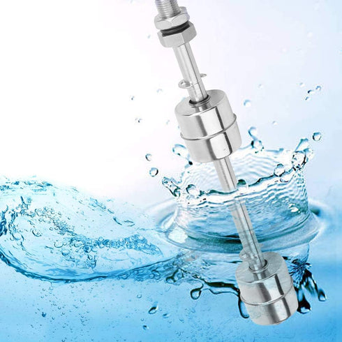 Stainless Steel Switch Tank Water Level Sensor Double Ball Water Level Controller Sensor Switch for Tank Pool(150mm / 5.91in)...