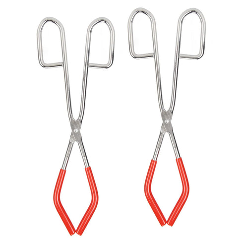 Labs Beaker Tongs Rubber Coated Chemical Tool 50mL2000mL Beakers Made of Steel with rubber sleeves...