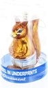 Mcphee Archie Accoutrements Ornament Squirrel in Underpants Glass Standard for Christmas...