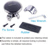 Hypersonic Auto Steering Wheel Knob, Steering Wheel Spinners, Felixable and Durable Power Handle with Bearing Fit for Cars, Trucks, Tractors, Mowe...