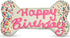 Girl Happy Birthday Dog Bone | Molasses Based Recipe with Human Grade Ingredients Wheat, Corn, and Soy Free | 100% Made in USA Edible Dog Bone for...
