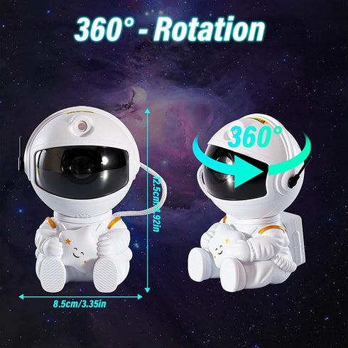 Astronaut Galaxy Night Light Projector - 2nd Generation Space Buddy Projector Star Nebula Ceiling LED Lamp with Timer and Remote - Gift for Kids, ...