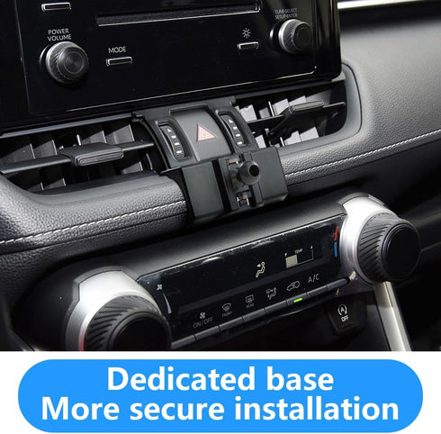LUNQIN Car Phone Holder Mount for 2019-2025 Toyota RAV4 XLE Premium Adventure TRD Off-Road Limited & 2019-2025 RAV4 Hybrid XSE Limited & 2021-25 R...