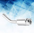 Gear Stick Extender, 5inch Shift Knob Gear Shifter Stick Lever Bend Extension Shift Knob Extender for T4 Silver...