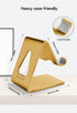 Desk Cell Phone Stand Phone Holder - Aluminum Phone Cradle Dock for iPhone 14 13 12 pro 11 X Xs max 8 7 6 6s Plus SE 5 5s SE Samsung, All Smart Ph...
