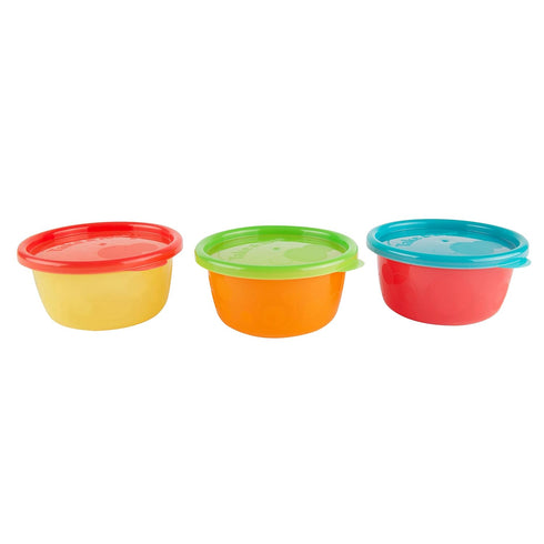 The First Years Take and Toss Toddler Feeding Value Set - Includes Dishwasher Safe Toddler Bowls with Snap-On Lids - 20 Count...