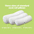 Bean Products Kapok Neck Roll Pillow for Sleeping – Hypoallergenic and Breathable Organic Cotton Fabric Neck Pillow – Soft and Supportive Pillow f...