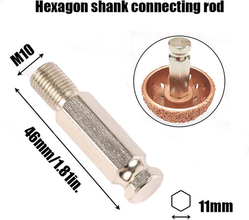 2Pack Low Speed Tire Buffer Wheel Tool,38mm/1.5" Tire Grinding Wheel for Drill,Motorcycle Flat Fix Tires Glue Tread Sidewall Patch Roller Repair T...