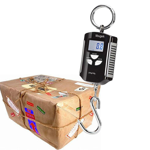 Digital Hanging Scale Portable Heavy Duty Crane Scale 400lb 200kg 2 AAA Batteries(Not Included)...