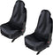 2 Pcs Car Seat Covers Front Seats After Gym, Swim, Universal Waterproof Front Seat Covers for SUV, Trucks, Bucket Seat Covers, black...