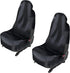 2 Pcs Car Seat Covers Front Seats After Gym, Swim, Universal Waterproof Front Seat Covers for SUV, Trucks, Bucket Seat Covers, black...